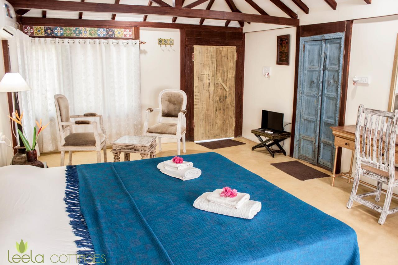 Leela Cottages Morjim Kültér fotó